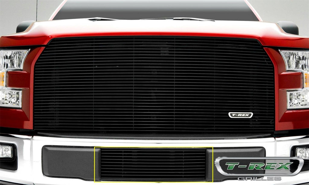 T-Rex Grilles 25573B Billet Series Bumper Grille Fits 15-17 F-150