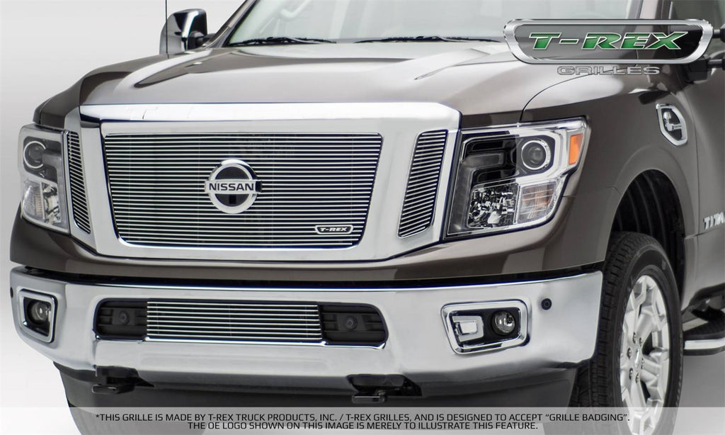 T-Rex Grilles 25785 Billet Series Bumper Grille Fits 16 Titan XD