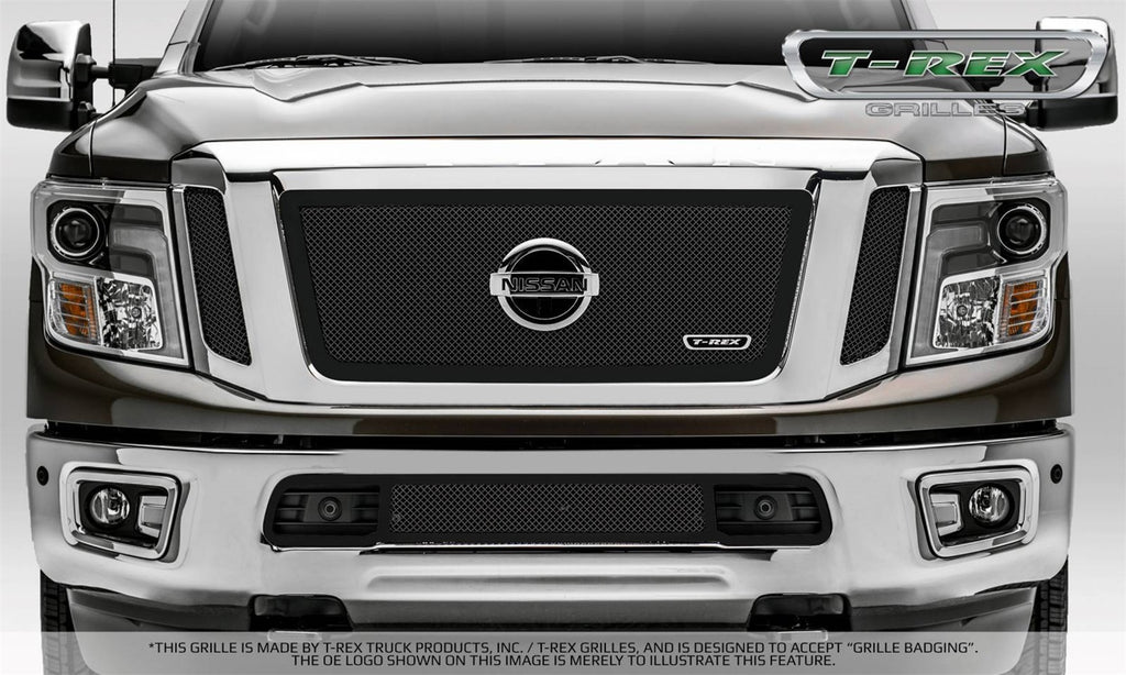 T-Rex Grilles 51785 Upper Class Series Mesh Grille Fits 16-19 TITAN TITAN XD