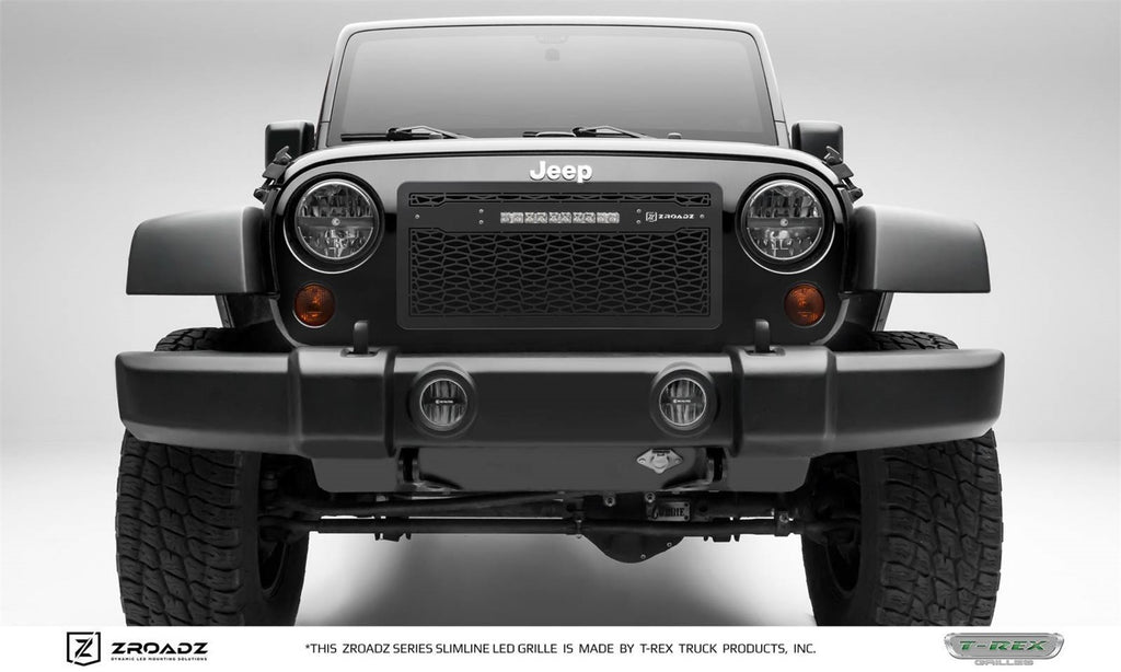 ZROADZ Z314831-10C Main Grille Fits 07-18 Wrangler (JK)