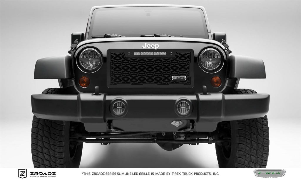 ZROADZ Z314831-10T Main Grille Fits 07-18 Wrangler (JK)