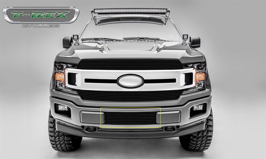 T-Rex Grilles 25571B Billet Series Bumper Grille Fits 18-20 F-150