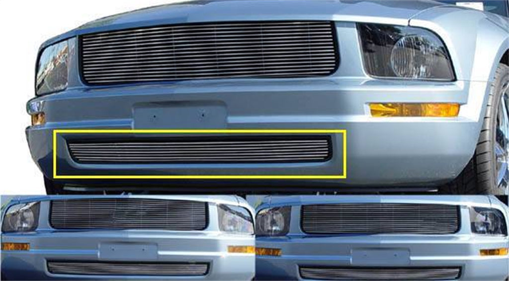 T-Rex Grilles 25515 Billet Series Bumper Grille Fits 05-09 Mustang