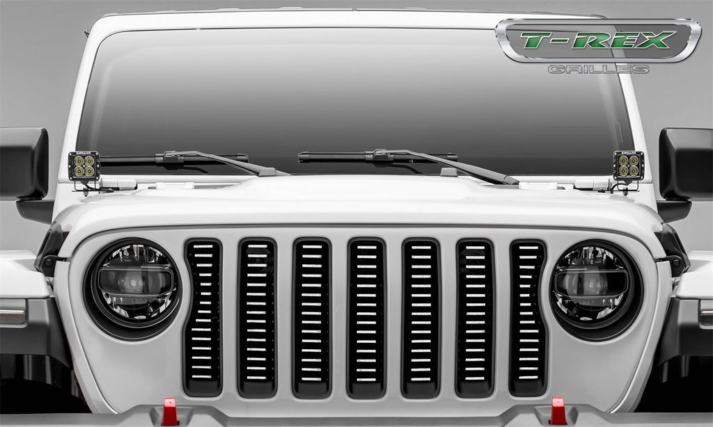 T-Rex Grilles 6204933 Billet Series Bumper Grille Fits Gladiator Wrangler (JL)