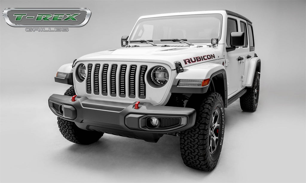 T-Rex Grilles 6204933 Billet Series Bumper Grille Fits Gladiator Wrangler (JL)