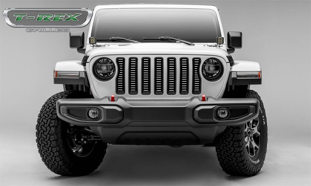 T-Rex Grilles 6204933 Billet Series Bumper Grille Fits Gladiator Wrangler (JL)