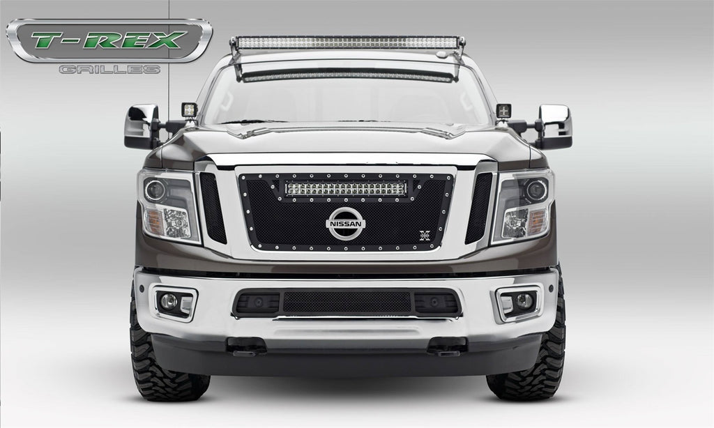 T-Rex Grilles 6317851 Torch Series LED Light Grille Fits 16-19 Titan Titan XD