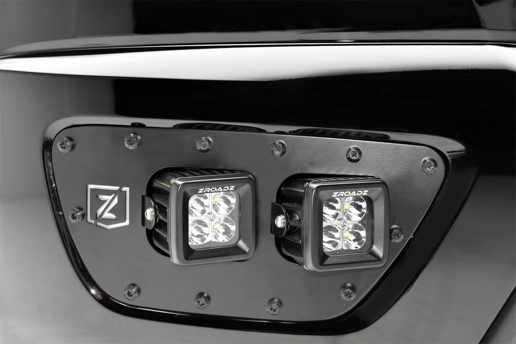 ZROADZ Z322671 Front Bumper  Fog Light LED Bracket Fits 15-22 Colorado