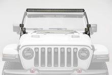 Load image into Gallery viewer, ZROADZ Z374831-BK4 Front Roof LED Light Bar Bracket Fits Gladiator Wrangler (JL)