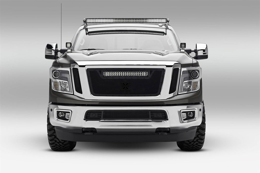 ZROADZ Z337581 Front Roof LED Light Bar Bracket Fits 16-19 TITAN TITAN XD