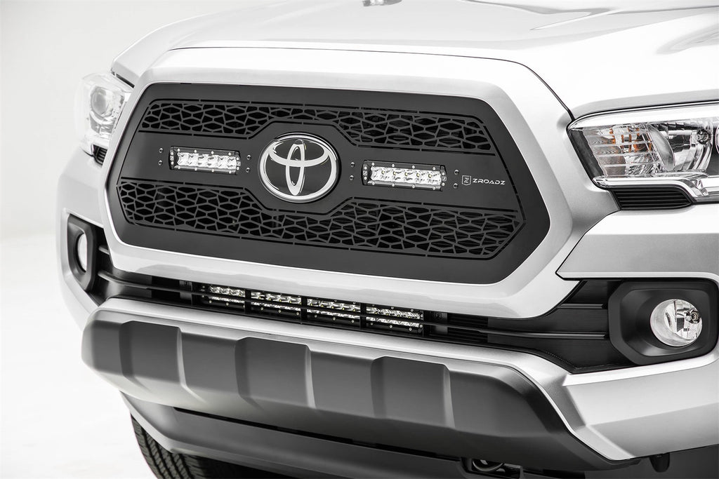 ZROADZ Z329512 Front Bumper Center LED Light Bar Bracket Fits 18-23 Tacoma