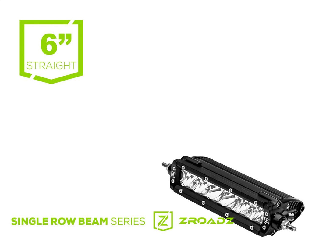 ZROADZ Z30S1-6-P7EJ LED Straight Single Row Slim Light Bar