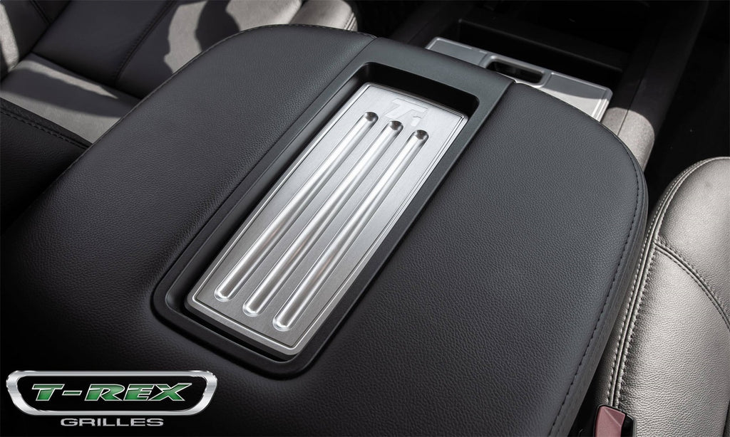 T-Rex Grilles 11052 T1 Series Billet Interior Center Console Arm Rest  Trim