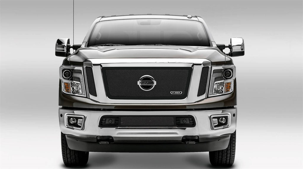 T-Rex Grilles 51785 Upper Class Series Mesh Grille Fits 16-19 TITAN TITAN XD