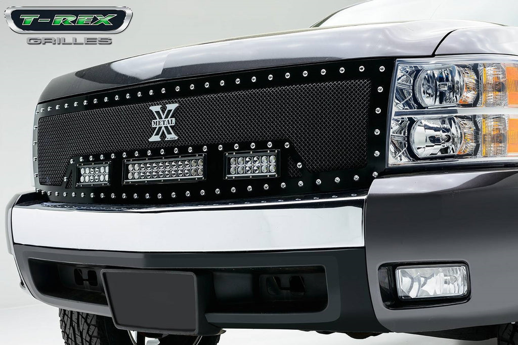 T-Rex Grilles 6311111 Torch Series LED Light Grille Fits 07-13 Silverado 1500