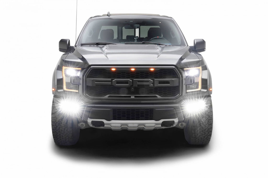 ZROADZ Z325652-KIT Front Bumper  Fog LED Kit Fits 17-20 F-150