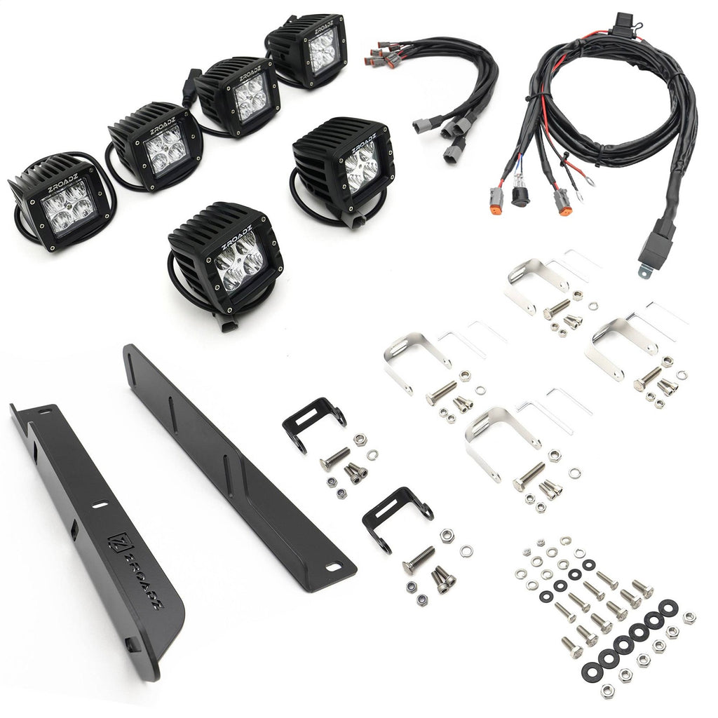 ZROADZ Z325672-KIT Front Bumper  Fog LED Kit Fits 17-20 F-150