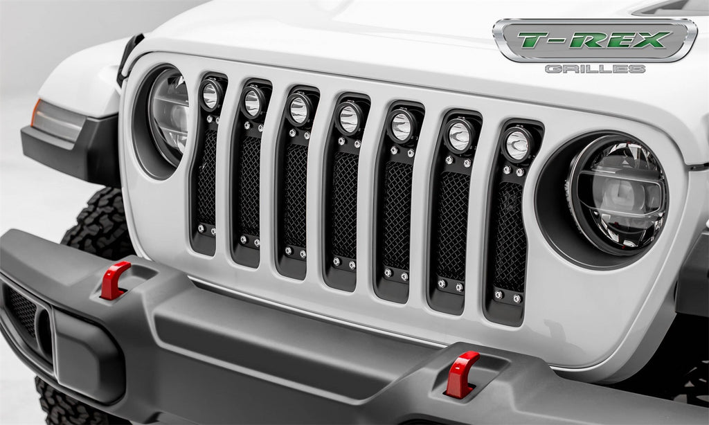 T-Rex Grilles 6314931 Torch Series LED Light Grille Fits Gladiator Wrangler (JL)