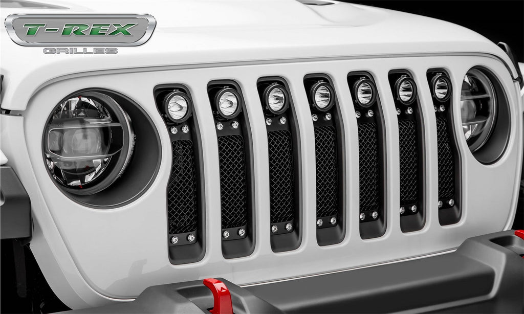 T-Rex Grilles 6314931 Torch Series LED Light Grille Fits Gladiator Wrangler (JL)