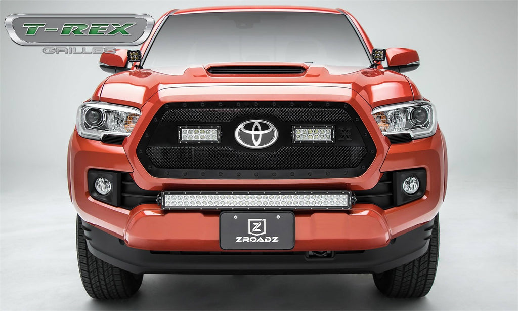 T-Rex Grilles 6319511-BR Stealth Torch Series LED Light Grille Fits 18-23 Tacoma