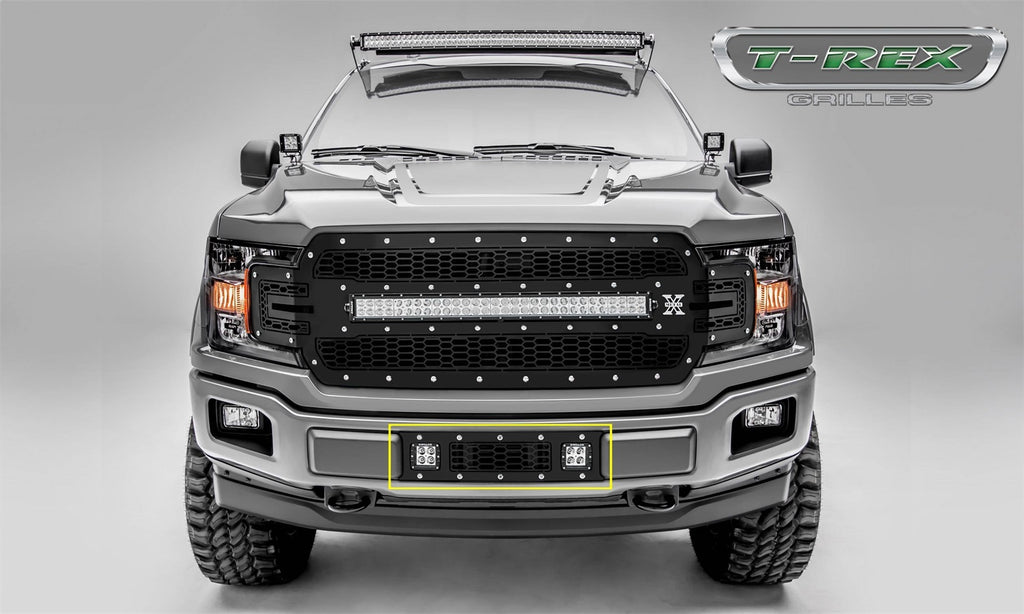 T-Rex Grilles 7325711 Laser Torch Series Bumper Grille Fits 18-20 F-150