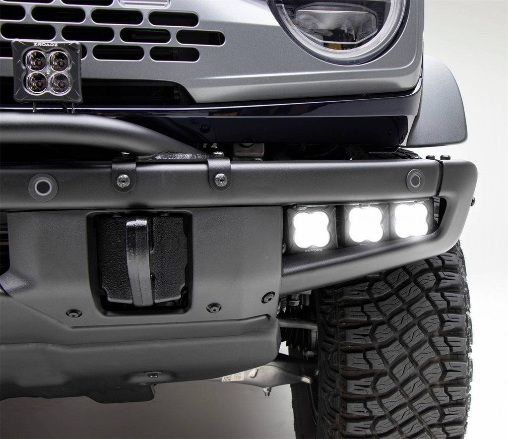 ZROADZ Z325401-KIT Front Bumper  Fog LED Kit Fits 21-23 Bronco