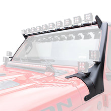 Load image into Gallery viewer, ZROADZ Z934931-BK4 Front Roof LED Bracket Fits 18-24 Gladiator Wrangler (JL)