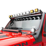 ZROADZ Z934931-KIT2AW Front Roof LED Kit Fits 18-24 Gladiator Wrangler (JL)