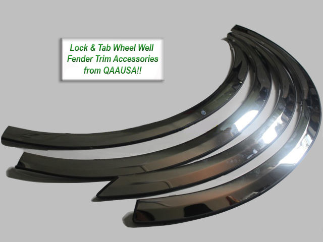 QAA WZ18182 Polished Fender Trim 4Pc Fits 88-98 Silverado