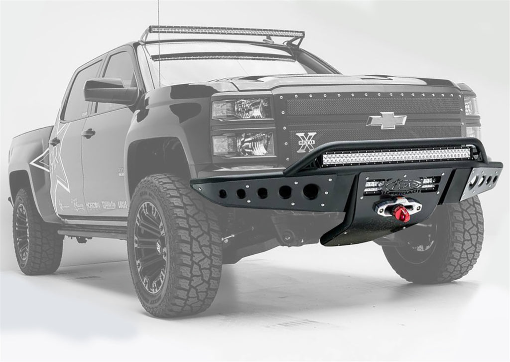 Addictive Desert Designs F282932680103 Stealth Front Bumper Fits Silverado 1500