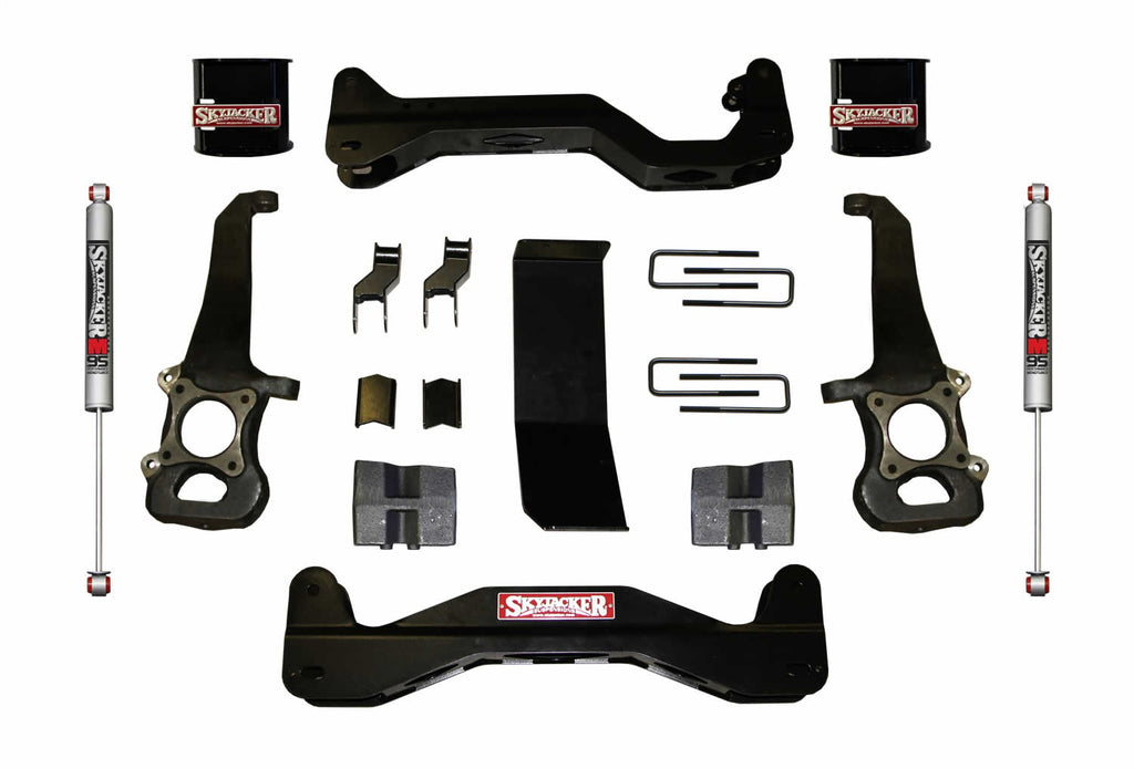 Skyjacker F460BKM Suspension Lift Kit w/Shock Fits 04-08 F-150