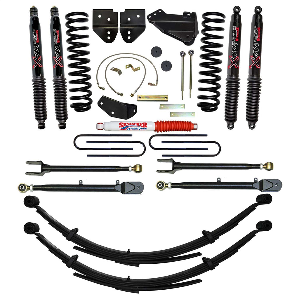 Skyjacker F56024KS-B Suspension Lift Kit w/Shock Fits 05-07 F-250 Super Duty