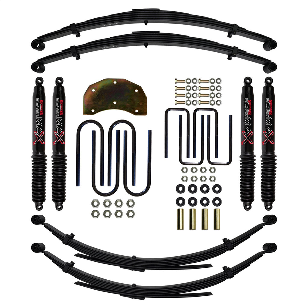 Skyjacker F860MKS-B Suspension Lift Kit w/Shock Fits 86-97 F-250 HD F-350