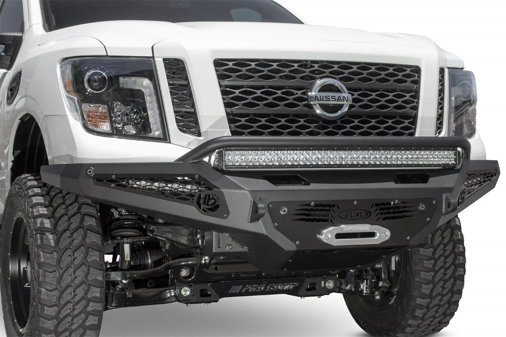 Addictive Desert Designs F917482860103 HoneyBadger Front Bumper Fits Titan XD