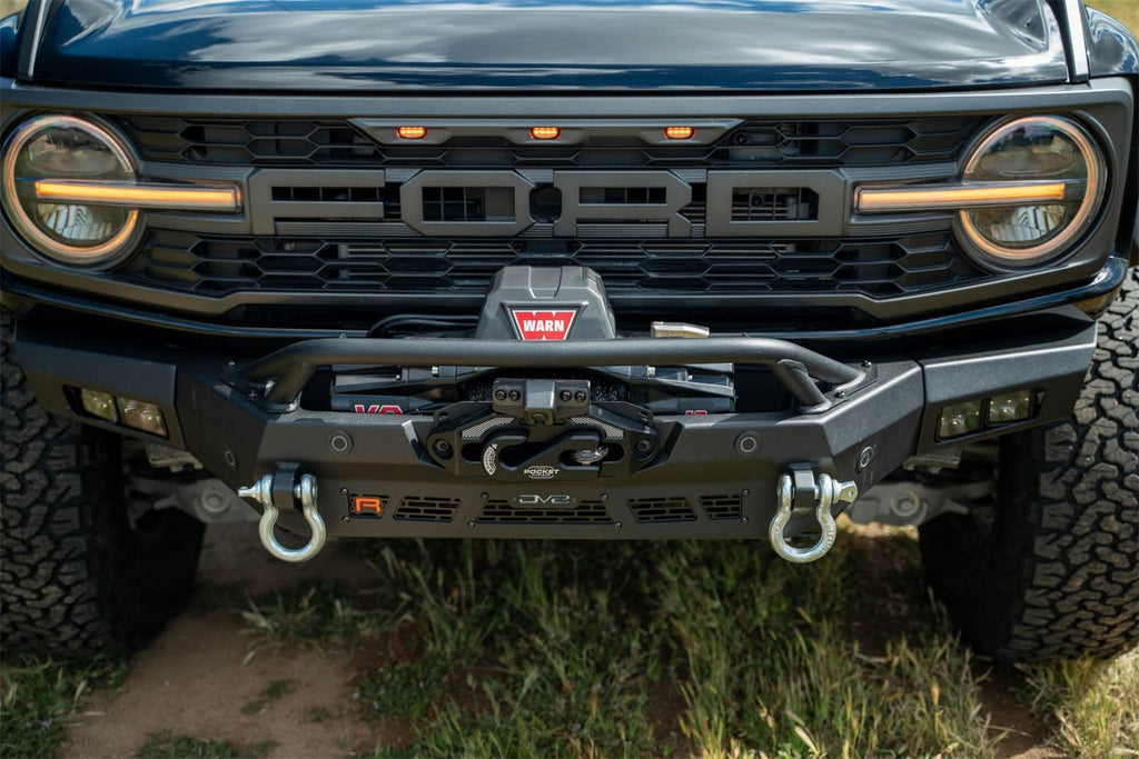 DV8 Offroad FBFR-01 Spec Series Winch Front Bumper Fits 22-24 Bronco