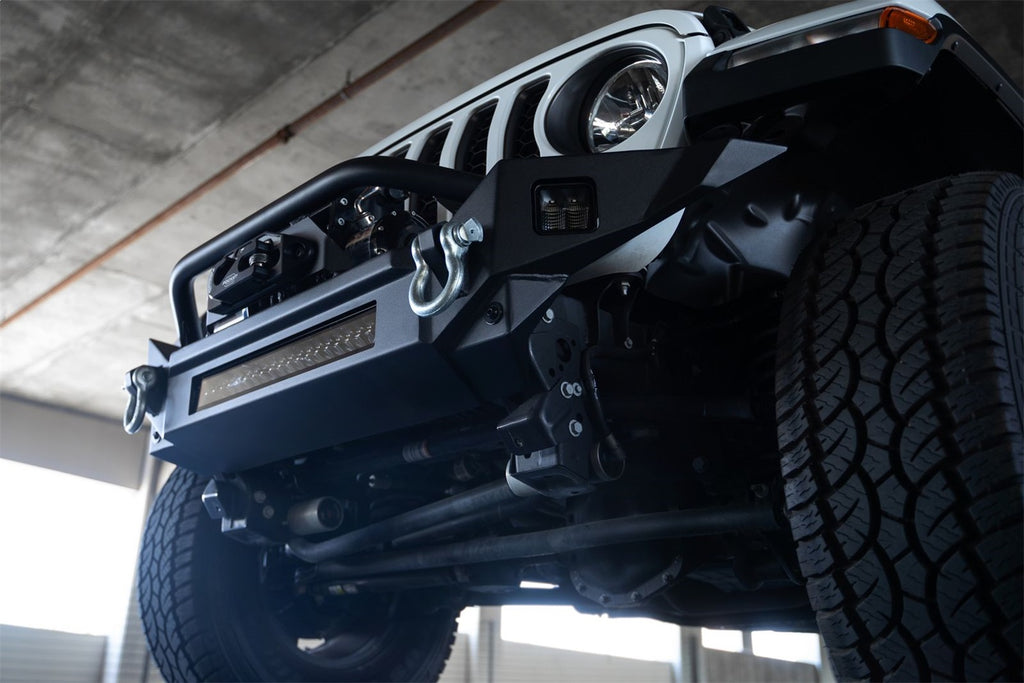 DV8 Offroad FBJL-07 FS-7 Mid-Width Winch Front Bumper