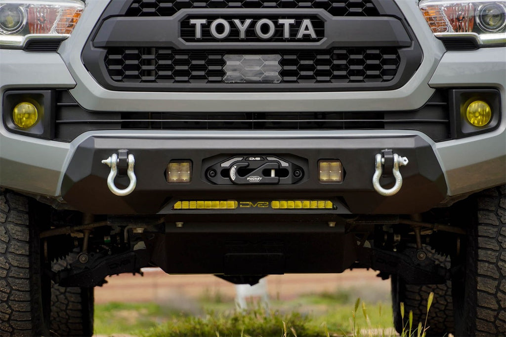 DV8 Offroad FBTT1-06 Centric Winch Front Bumper Fits 16-23 Tacoma