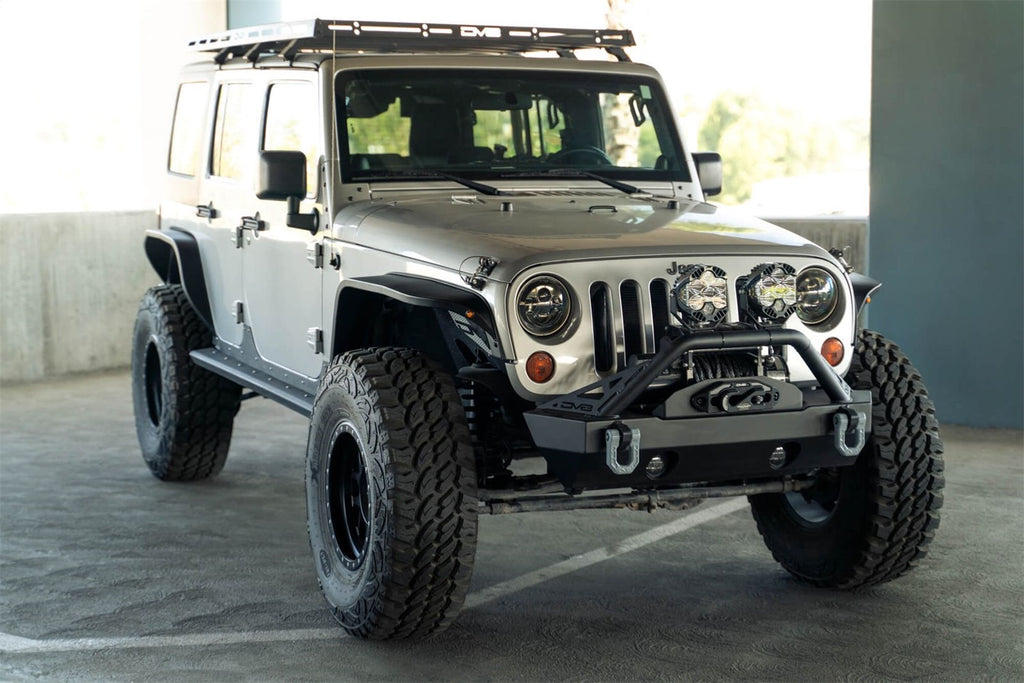 DV8 Offroad FDJK-07 Slim Fender Flares Fits 07-18 Wrangler (JK)