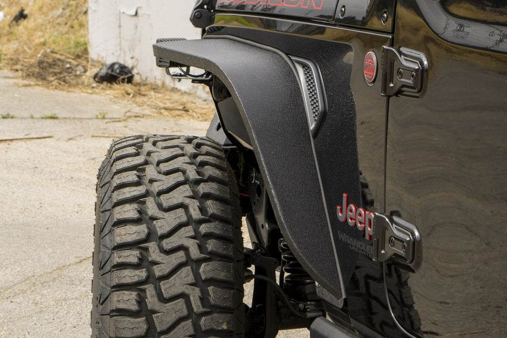 DV8 Offroad FDJL-02 Slim Fender Flares Fits 18-22 Wrangler (JL)