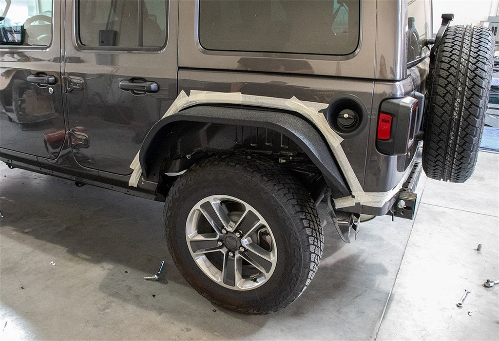 DV8 Offroad FDJL-04 Wide Fender Flares Fits 18-22 Wrangler (JL)