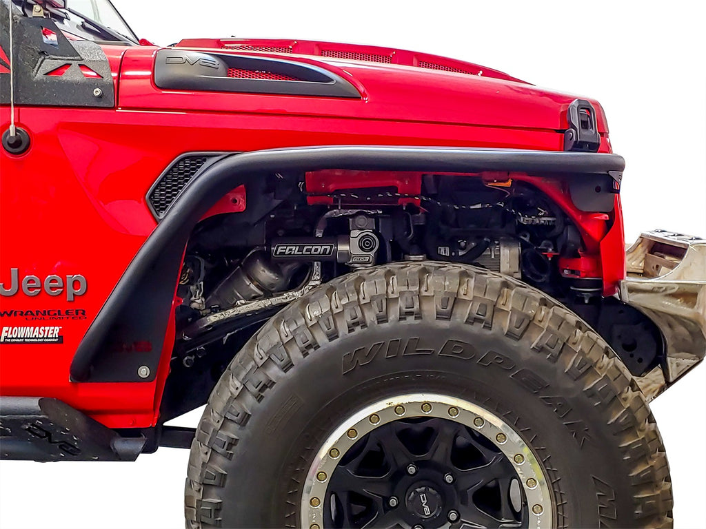 DV8 Offroad FDJL-05 Tube Fender Flares Fits 18-22 Wrangler (JL)