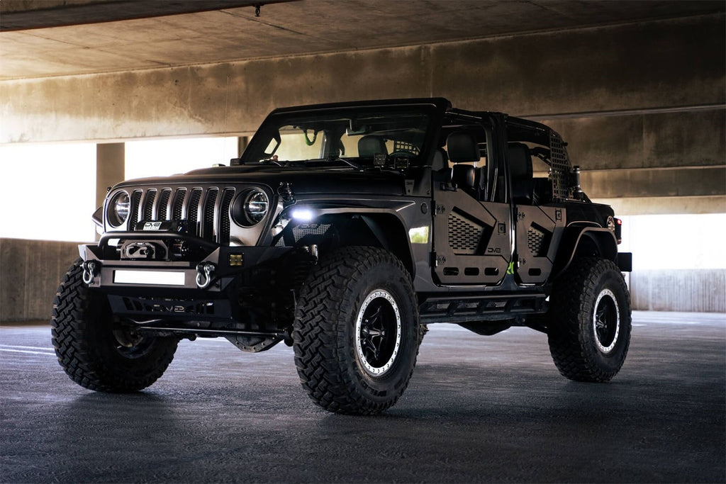 DV8 Offroad FDJL-07 Slim Fender Flares Fits 18-25 Wrangler (JL)