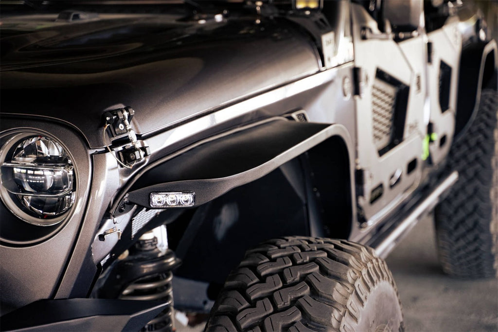 DV8 Offroad FDJL-07 Slim Fender Flares Fits 18-25 Wrangler (JL)