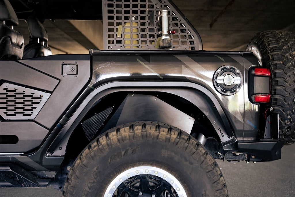 DV8 Offroad FDJL-07 Slim Fender Flares Fits 18-25 Wrangler (JL)