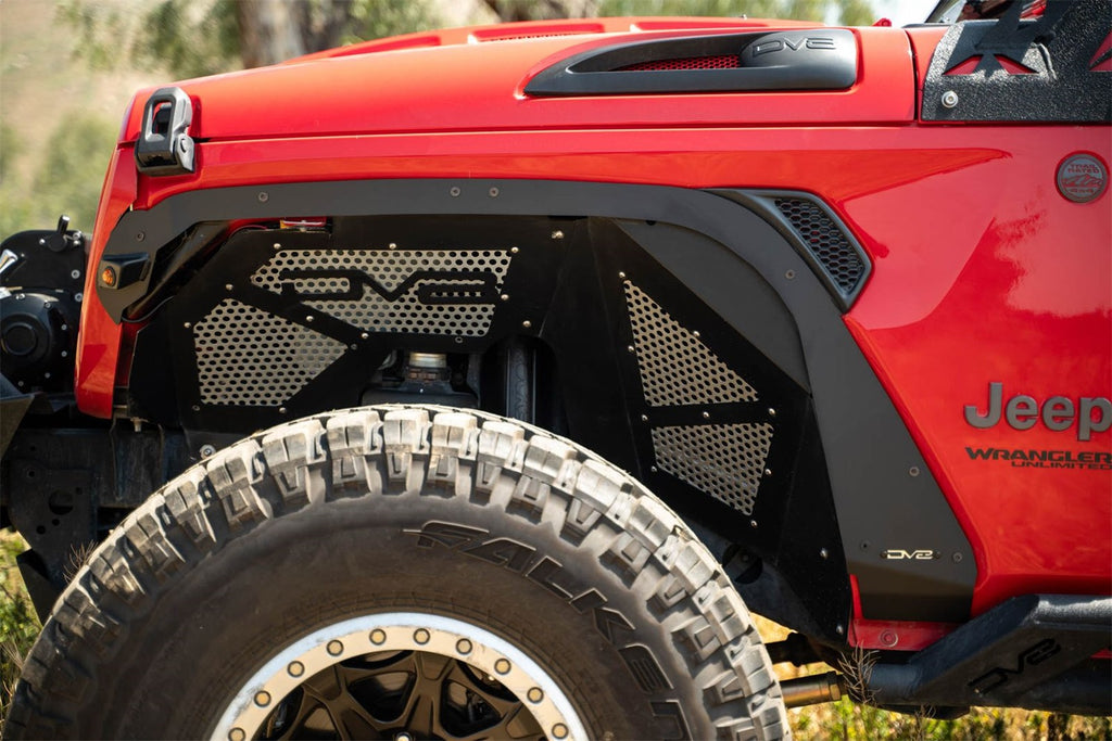 DV8 Offroad FDJL-08 Fender Flare Deletes Fits 18-24 Wrangler (JL)
