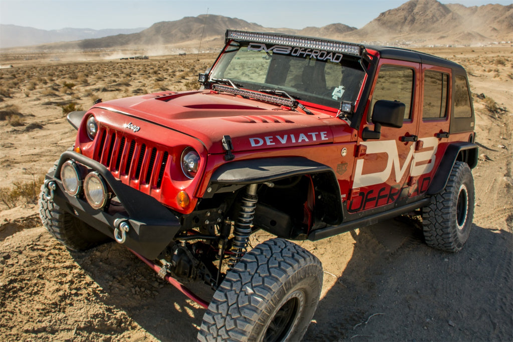 DV8 Offroad FENDB-02 Wide Fender Flares Fits 07-18 Wrangler (JK) Wrangler (JL)