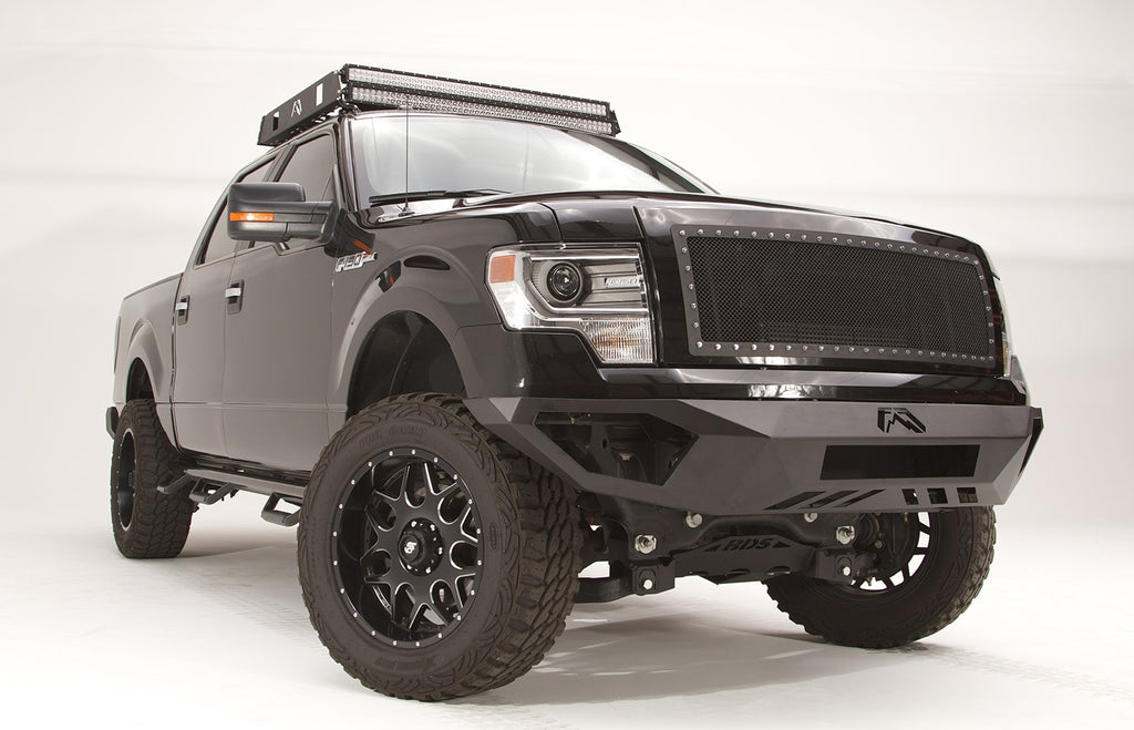 Fab Fours FF09-D1951-1 Vengeance Front Bumper Fits 09-14 F-150