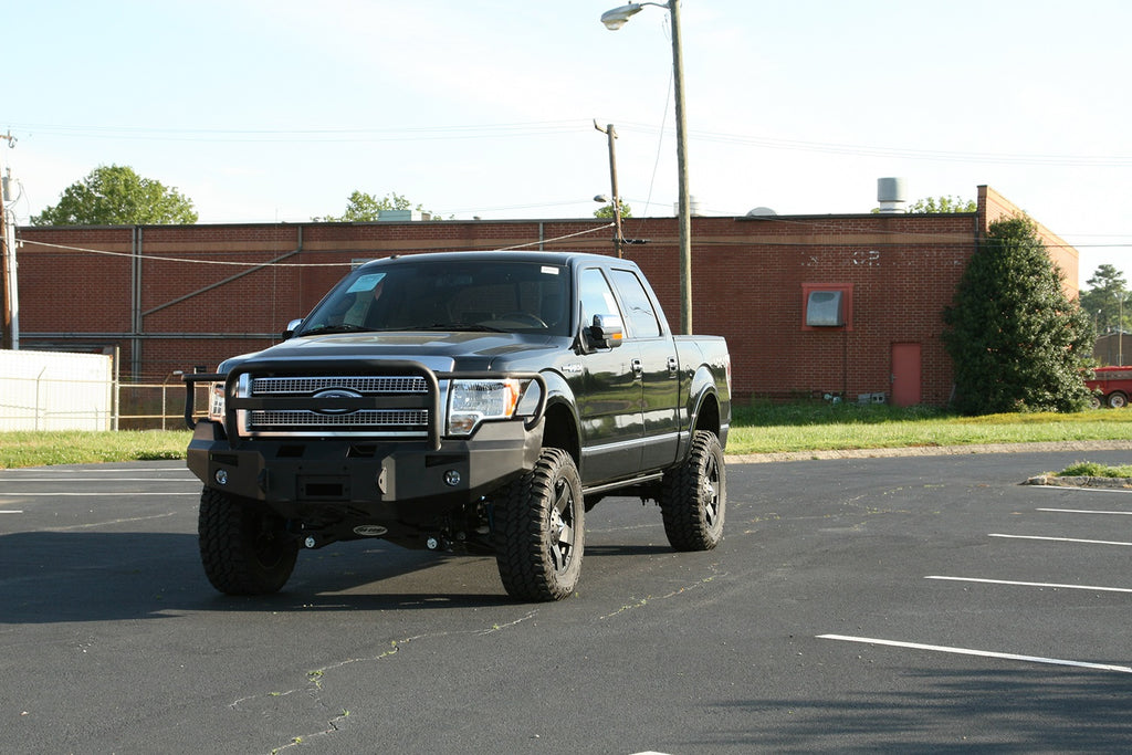 Fab Fours FF09-H1950-B Premium Heavy Duty Winch Front Bumper Fits 09-14 F-150