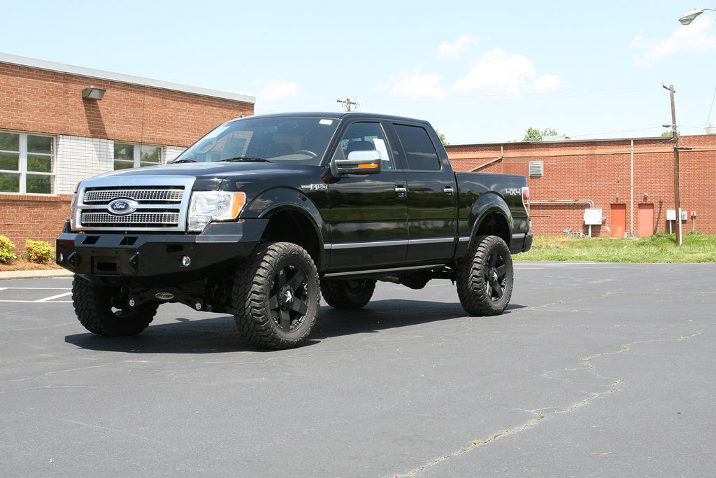 Fab Fours FF09-H1951-B Premium Heavy Duty Winch Front Bumper Fits 09-14 F-150