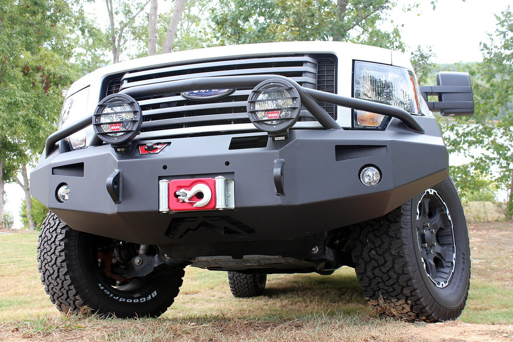 Fab Fours FF09-H1952-B Premium Heavy Duty Winch Front Bumper Fits 09-14 F-150